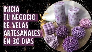 🌟como INICIAR un NEGOCIO DE VELAS ARTESANALES DESDE CASA 🕯🏡| COMO HACER VELAS ARTESANALES DESDE CASA