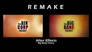 Big Bang Theory After Effects Remake