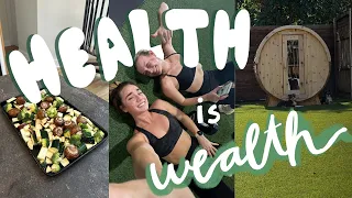 HEALTH IS WEALTH | how I grocery shop, workouts I'm loving + how I keep my mental health in check