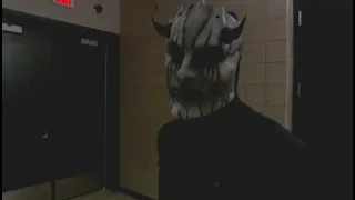 Who is the man with the devil mask that had end the show of Dynamite?