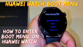 How to enter Boot Menu on Huawei Watch 3 |  How to Reboot Huawei Watch 3