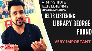 In The Library George Found Listening (Printable Page & Answer Link On Description)#ielts #ieltslear