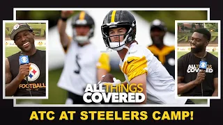 Mike Tomlin, Kenny Pickett & George Pickens join All Things Covered from Steelers Training Camp!