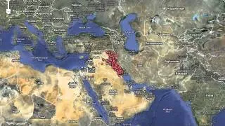 Iraq War Logs: Every Death Mapped . From Wikileaks and Guardian