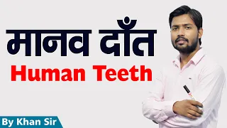 मानव दांत | Human Teeth | Biology | by Khan GS