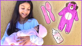 24 HORAS CUIDANDO DA BEBÊ REBORN (MINHA FILHA HANNA) - Família Anny e Eu Family