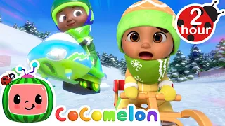 Nina vs Cody - Snow Race Song! | Sing Along with Nina | CoComelon Nursery Rhymes & Kids Songs