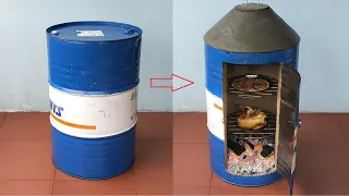 Making a pizza oven  _  Ideas from non iron barrels