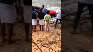 Jeep Compass Stuck in Beach Kerala