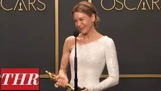 Oscar Winner Renée Zellweger Full Press Room Speech | THR