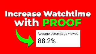 How to Increase Watchtime on Youtube- WITH PROOF // Complete 4000 Hours Watch Time 2022