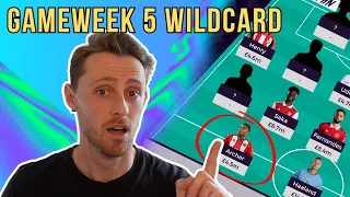 BEST FPL GW5 WILDCARD TEAM | Fantasy Premier League 23/24