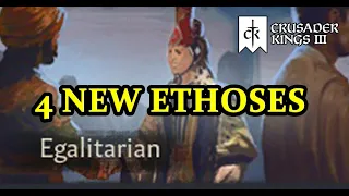 Crusader Kings 3 FOUR NEW ETHOSES from Patch 1.5 (Summer Teaser 2, July 2021)