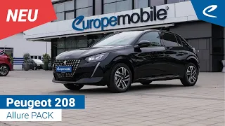 Peugeot 208 Allure PACK PureTech Perla Nera-Schwarz Metallic