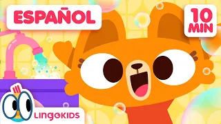 LAVO MIS MANOS 🧼🎶 + Canciones Infantiles de Lingokids