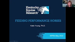 Webinar: Feeding Performance Horses