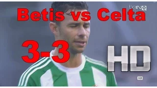 Real Betis vs Celta de Vigo (3-3) RESUMEN Y GOLES 4/12/16 HD