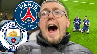 MAN CITY BEAT PSG AT THE ETIHAD | MAN CITY 2-1 PSG