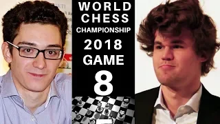 World Chess Championship 2018 - Game 8 Secrets : Magnus Carlsen vs Fabiano Caruana : Next Champion?