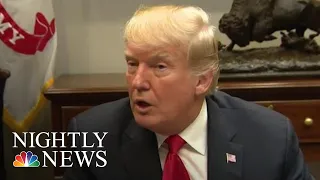 President Trump Standing By Judge Brett Kavanaugh, Says There’s ‘No Rush’ On Vote | NBC Nightly News