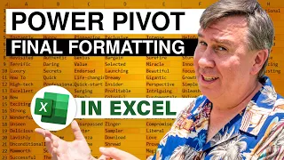 Excel PowerPivot - Make Excel Not Look Like Excel - Episode 1341