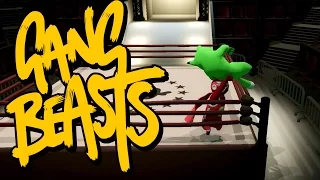 Gang Beasts - OVER THE TOP!!! [Father Versus Son]