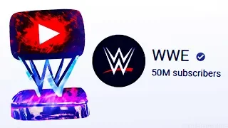 WWE 50 Million Subscriber Play Button (custom)