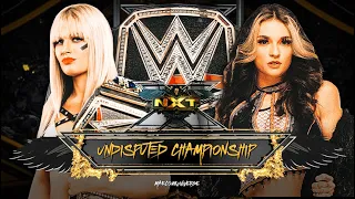 Toni Storm vs Jamie Hayter - WWE Undisputed Championship