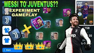 WHEN LEO MESSI PLAYS FOR JUVENTUS | PES 2020 EXPERIMENT | ONLINE GAMEPLAY