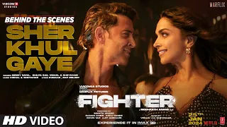 Making of Sher Khul Gaye: Hrithik,Deepika,Vishal-Sheykhar,Benny,Shilpa,Kumaar,Bosco-Caesar | Fighter