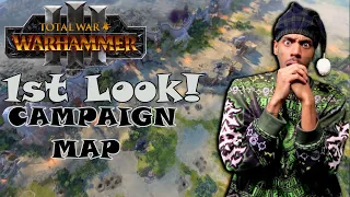 EXACTLY what i wanted! Campaign Map 1st Look Total War Warhammer 3 reaction