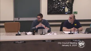 City Council Meeting - January 8, 2024