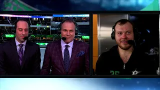 Anton Khudobin Is the Hero of the Game in the Win against Blackhawks