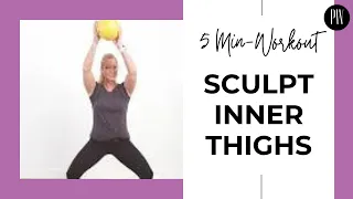 Sculpt Your Inner Thighs for Leaner Legs | 5-Minute Barre Workout | Prime Women