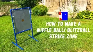 HOW TO: MAKE A WIFFLEBALL/ BLITZBALL STRIKE ZONE | TPBA Wiffle