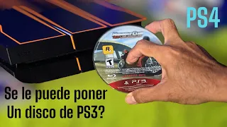 PS4 / Le puedo poner un Disco de PS3 ?