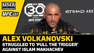 Alexander Volkanovski Struggled To 'Pull the Trigger' Vs. Islam Makhachev | UFC 294 | MMA Fighting