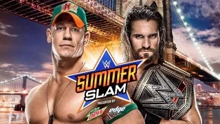 WWE Summerslam 2015 Official Match Card HD