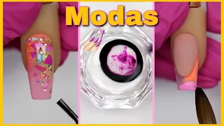 MODAS DE UÑAS POPULARES (recree las Uñas con CÁSCARAS DE HUEVO🥚) 💅🏻