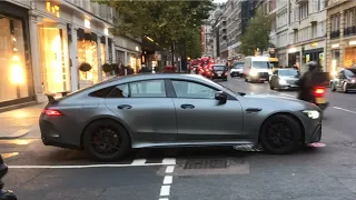 Mercedes Benz AMG GT63S Exhaust Sound & Acceleration On The Street In London | Supercars In London