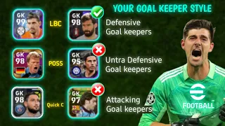Attacking Goalkeeper & Defensive Goalkeeper understand the difference | efootball 2024