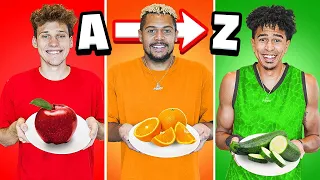 2HYPE Eats In Alphabetical Order for 24 Hours! A to Z Food Challenge