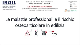 CIAS-Ferrara - Malattie professionali e rischio osteoarticolare - (25-02-2021)