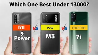 Redmi 9 Power vs Poco M3 vs Realme 7i