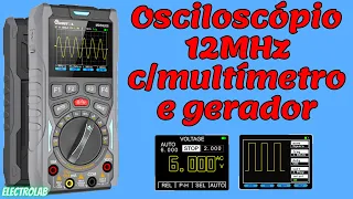 MDS9208 the new 12MHz portable oscilloscope in 2023! A low-cost 3-in-1 from Mustool!