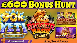 £600 Bonus Hunt! Azzi, Bob & Angry!