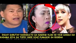 VICE GANDA BINUWELTAHAN NI INDAY GARUTAY DAHIL SA PANGIINSULTO SA KANIYA SA VLOG NITO ALAMIN