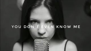 Stefani Ilieva - You don't even know me (Faouzia)  Cover