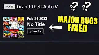 Big Surprise GTA Online UPDATE Finally Fixed Some MAJOR BUGS (Full Patch Notes)