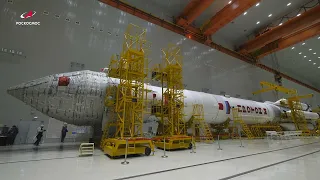 Подготовка к пуску ракеты-носителя «Протон-М»